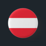 Bóton Redondo 2.54cm Bandeira da Áustria<br><div class="desc">Bandeira da Áustria</div>