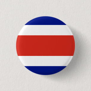 Bóton Redondo 2.54cm Bandeira da Costa Rica
