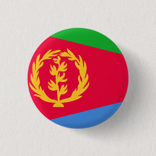 Bóton Redondo 2.54cm Bandeira da Eritreia