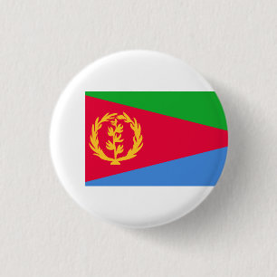 Bóton Redondo 2.54cm Bandeira da Eritreia, Bandeira da Eritreia