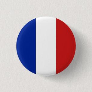 Bóton Redondo 2.54cm Bandeira da França