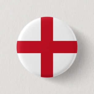 Bóton Redondo 2.54cm Bandeira da Inglaterra