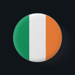 Bóton Redondo 2.54cm Bandeira da Irlanda<br><div class="desc">Bandeira da Irlanda</div>