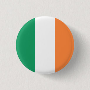 Bóton Redondo 2.54cm Bandeira da Irlanda