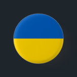 Bóton Redondo 2.54cm Bandeira da Ucrânia<br><div class="desc">Bandeira da Ucrânia</div>