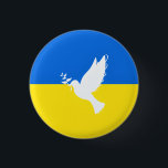 Bóton Redondo 2.54cm Bandeira da Ucrânia Botton Dove of Peace - Freedom<br><div class="desc">Ucrânia - Paz - Bandeira Ucraniana - Apoio à Liberdade - Solidariedade - Forte Juntos - Vitória da Liberdade! Vamos faz do mundo um lugar melhor - todos juntos! Um mundo melhor começa - depende - precisa de você também! Você pode transferir para mais de 1000 produtos Zazzle. Redimensionar e...</div>