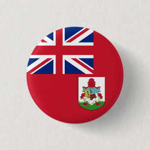 Bóton Redondo 2.54cm Bandeira das Bermudas