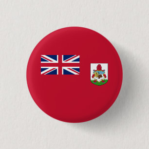 Bóton Redondo 2.54cm Bandeira das Bermudas Patriótica