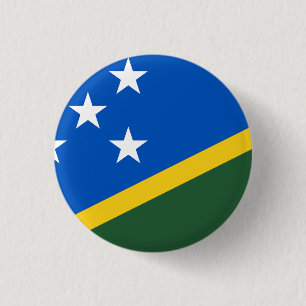 Bóton Redondo 2.54cm Bandeira das Ilhas Salomão