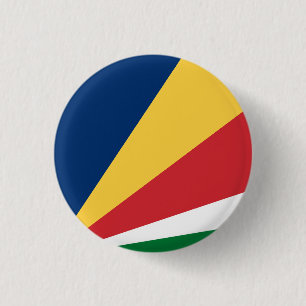 Bóton Redondo 2.54cm Bandeira das Seicheles