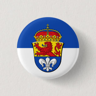 Bóton Redondo 2.54cm Bandeira de Darmstadt, Alemanha