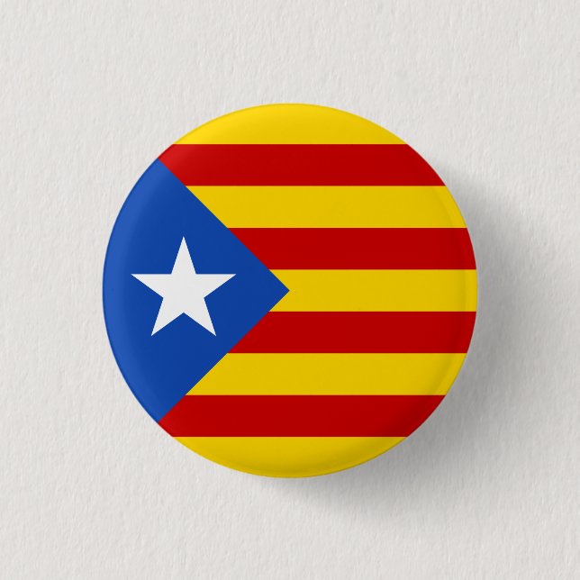Bóton Redondo 2.54cm Bandeira de Estelada (Frente)