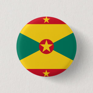 Bóton Redondo 2.54cm Bandeira de Granada
