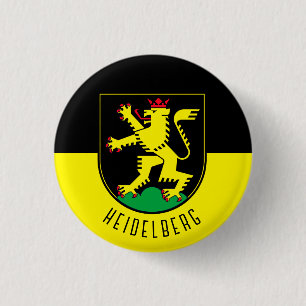 Bóton Redondo 2.54cm Bandeira de Heidelberg - ALEMANHA