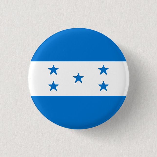 Bóton Redondo 2.54cm Bandeira de Honduras (Frente)