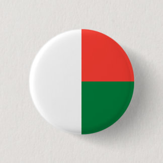 Bóton Redondo 2.54cm Bandeira de Madagascar