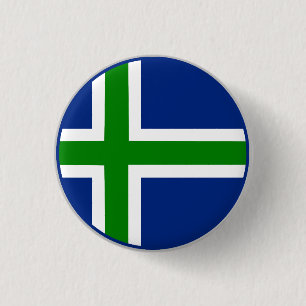 Bóton Redondo 2.54cm Bandeira de North Uist