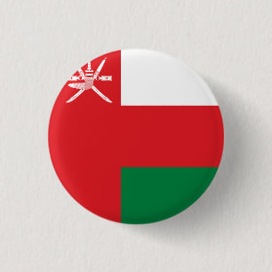 Bóton Redondo 2.54cm Bandeira de Omã