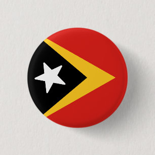 Bóton Redondo 2.54cm Bandeira de Timor-Leste