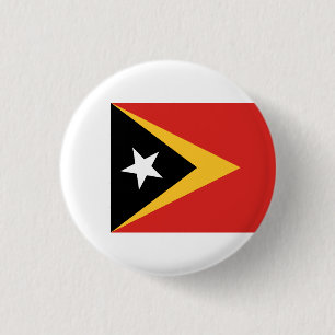 Bóton Redondo 2.54cm Bandeira de Timor-Leste, Bandeira de Timor-Leste