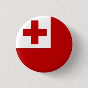 Bóton Redondo 2.54cm Bandeira de Tonga