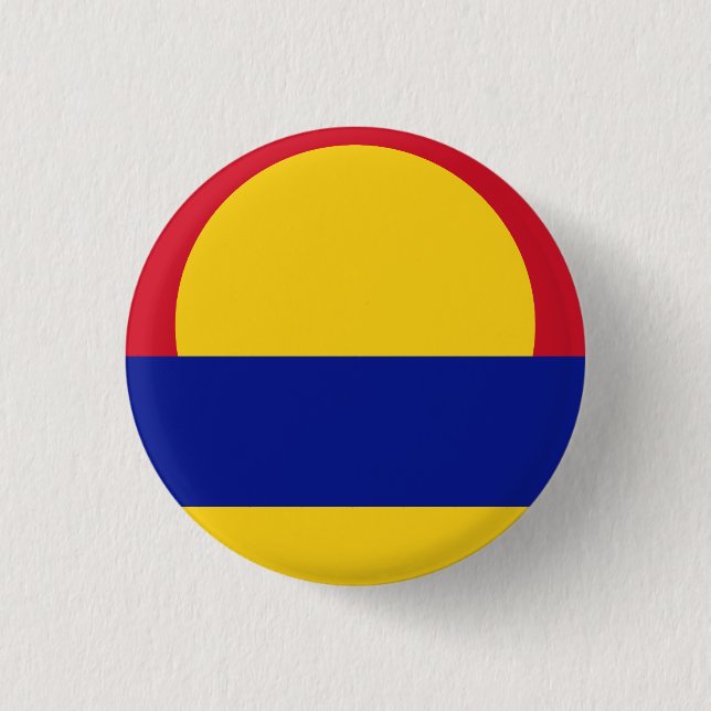 Bóton Redondo 2.54cm Bandeira do Atol Palmyra (Frente)