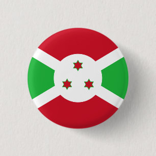 Bóton Redondo 2.54cm Bandeira do Burundi Patriótico
