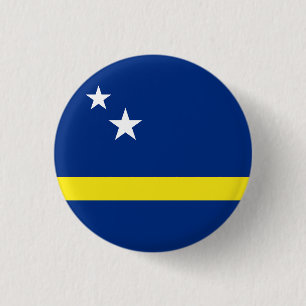 Bóton Redondo 2.54cm Bandeira do Curacao