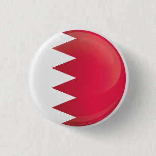 Bóton Redondo 2.54cm Bandeira do Ícone Round Bahrain