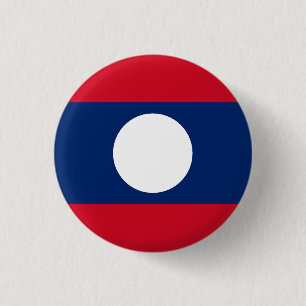 Bóton Redondo 2.54cm Bandeira do Laos