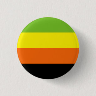 Bóton Redondo 2.54cm Bandeira do Orgulho Aromântico