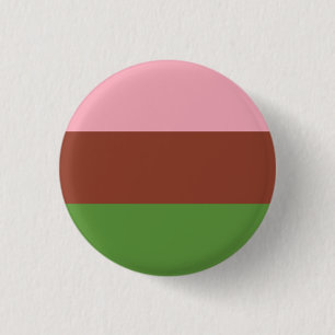 Bóton Redondo 2.54cm Bandeira do Orgulho Ginossexual