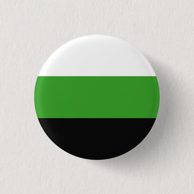 Bóton Redondo 2.54cm Bandeira do Orgulho Neutrois (Frente)