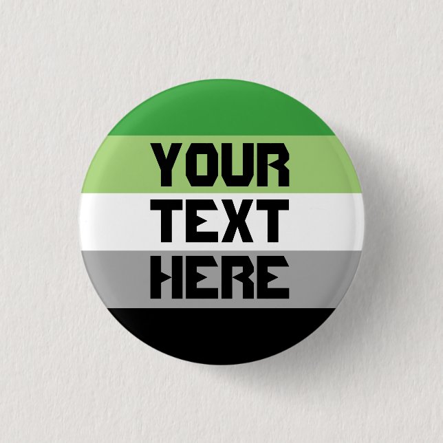 Bóton Redondo 2.54cm Bandeira do orgulho romântico (Frente)