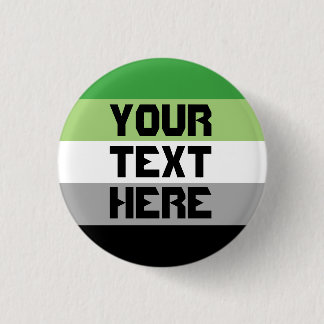 Bóton Redondo 2.54cm Bandeira do orgulho romântico