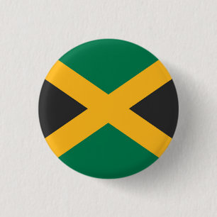 Bóton Redondo 2.54cm Bandeira nacional da Jamaica