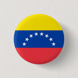 Bóton Redondo 2.54cm Bandeira nacional da Venezuela