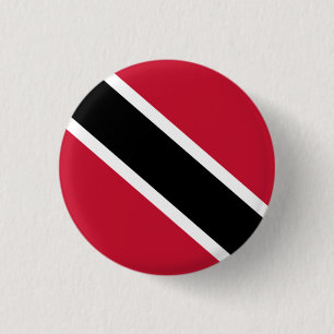 Bóton Redondo 2.54cm Bandeira nacional de Trinidad e Tobago