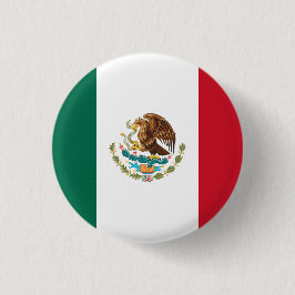 Bóton Redondo 2.54cm Bandeira nacional do México