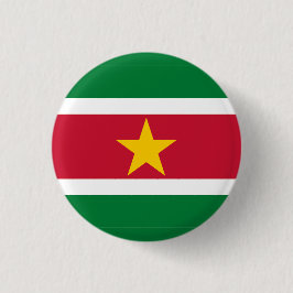 Bóton Redondo 2.54cm Bandeira nacional do Suriname