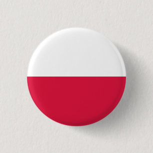 Bóton Redondo 2.54cm Bandeira Nacional Polônia