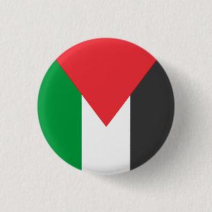 Bóton Redondo 2.54cm Bandeira Palestina Livre sob medida