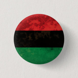 Bóton Redondo 2.54cm Bandeira pan-africana