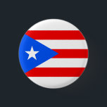 Bóton Redondo 2.54cm bandeira Porto Rico<br><div class="desc">bandeira Porto Rico</div>