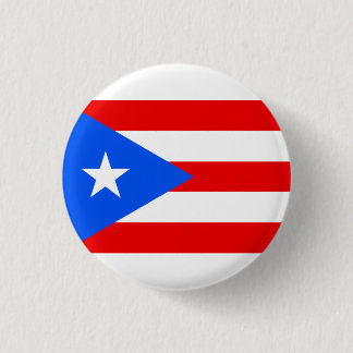 Bóton Redondo 2.54cm bandeira Porto Rico