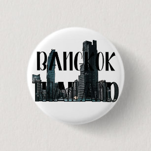 Bóton Redondo 2.54cm Bangkok Tailândia - Cidade, Viagem, Tailândia