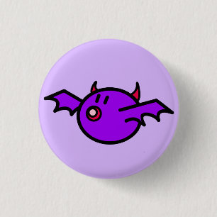 Bóton Redondo 2.54cm Bastão violeta