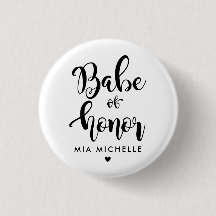 Bebê Elegante de Honra Preto e Branco