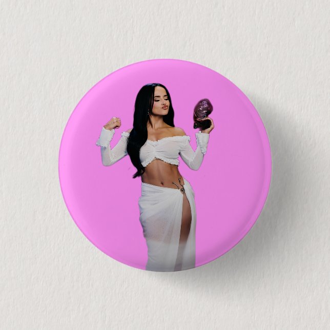 Bóton Redondo 2.54cm Becky (Frente)