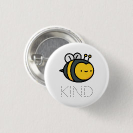 Bóton Redondo 2.54cm Bee Kind Button